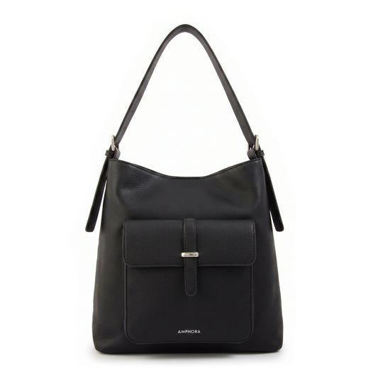 CARTERA CORTE RECTO NAVILA NEGRO
