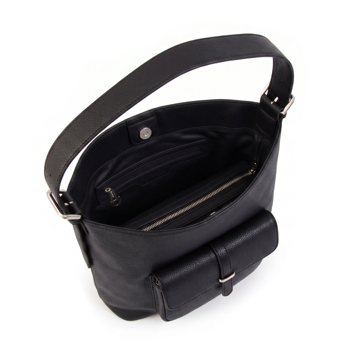 CARTERA CORTE RECTO NAVILA NEGRO