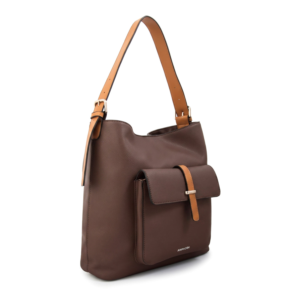 CARTERA CORTE RECTO NAVILA MARRÓN