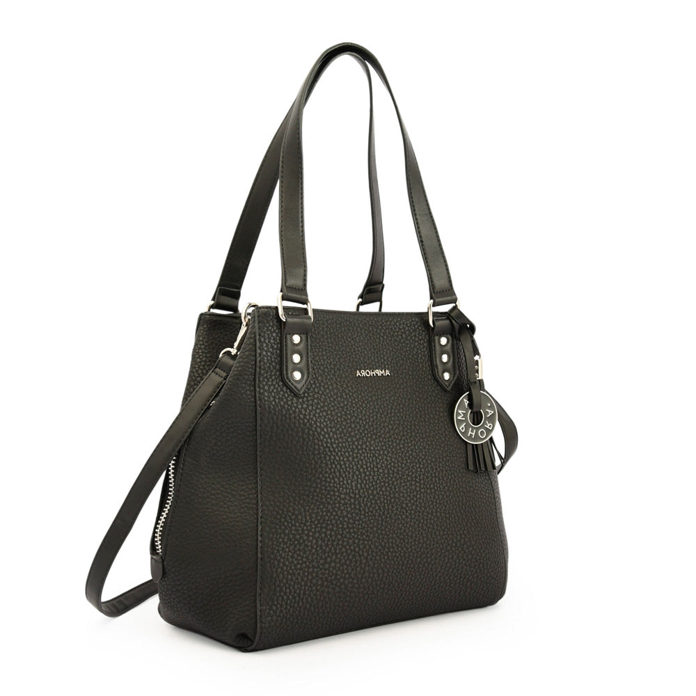 CARTERA TRES DIVISIONES MARU NEGRO