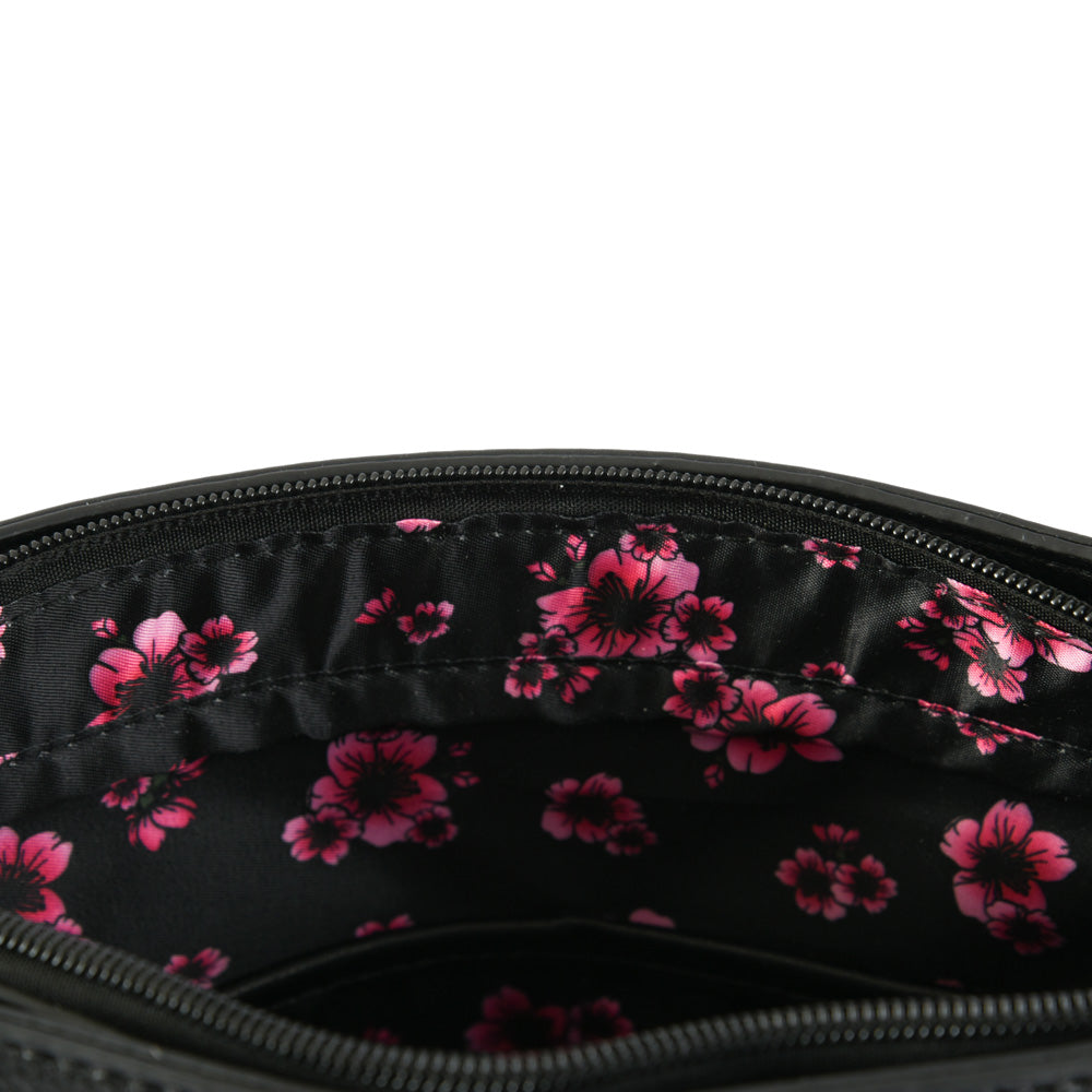 BANDOLERA BLOSSOM NEGRO