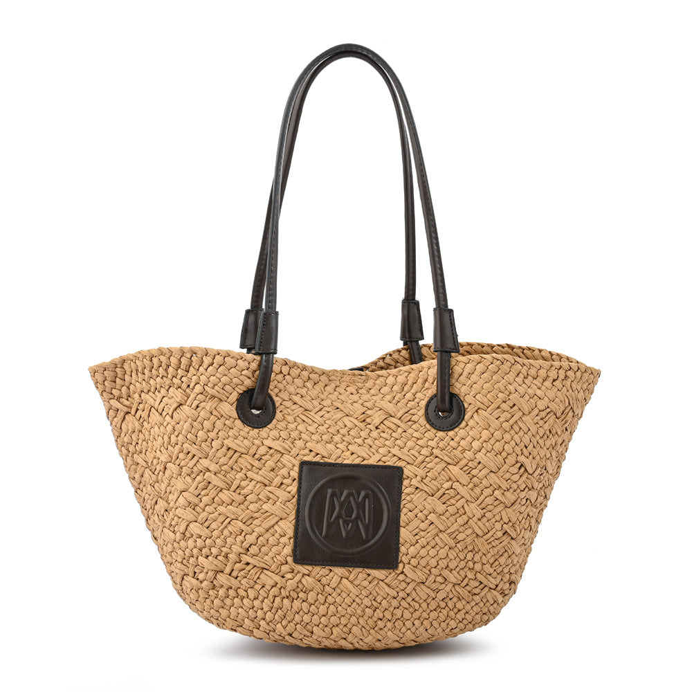 CARTERA DE PLAYA CORALINA BEIGE