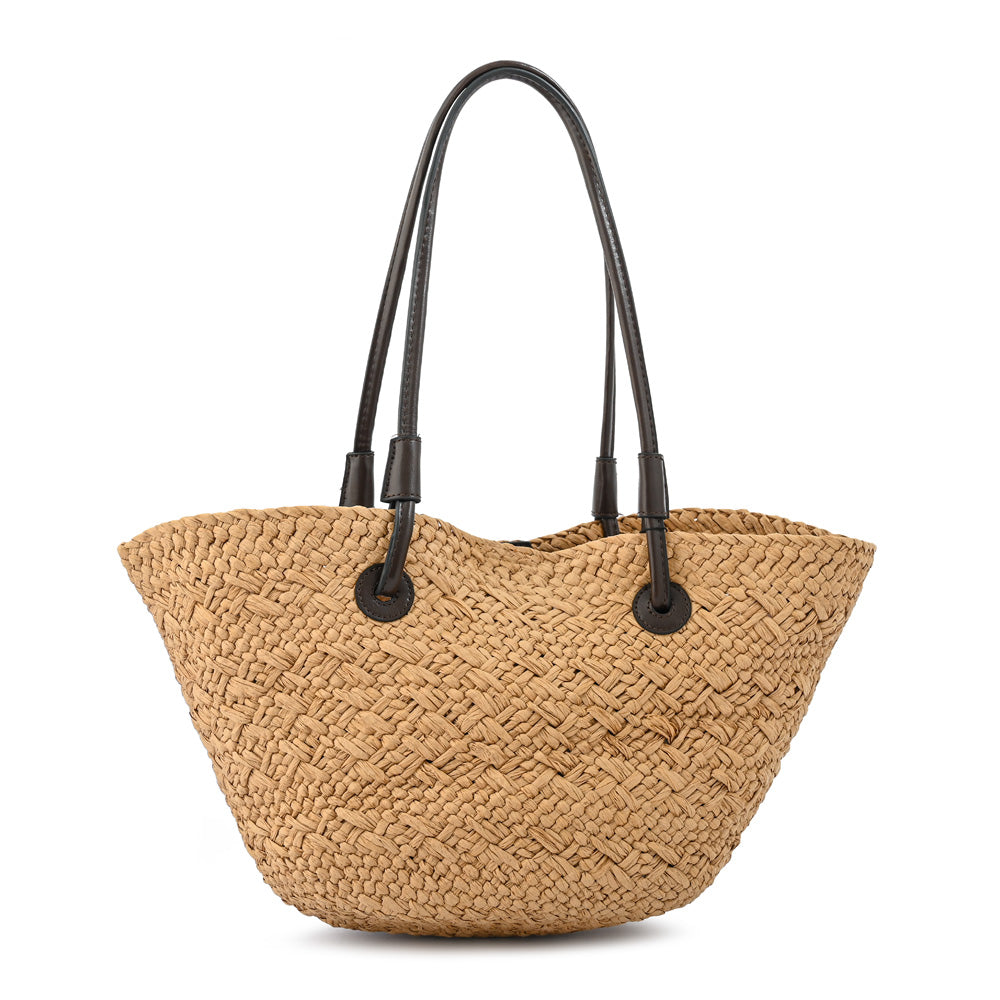 CARTERA DE PLAYA CORALINA BEIGE