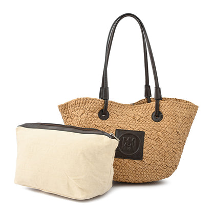 CARTERA DE PLAYA CORALINA BEIGE