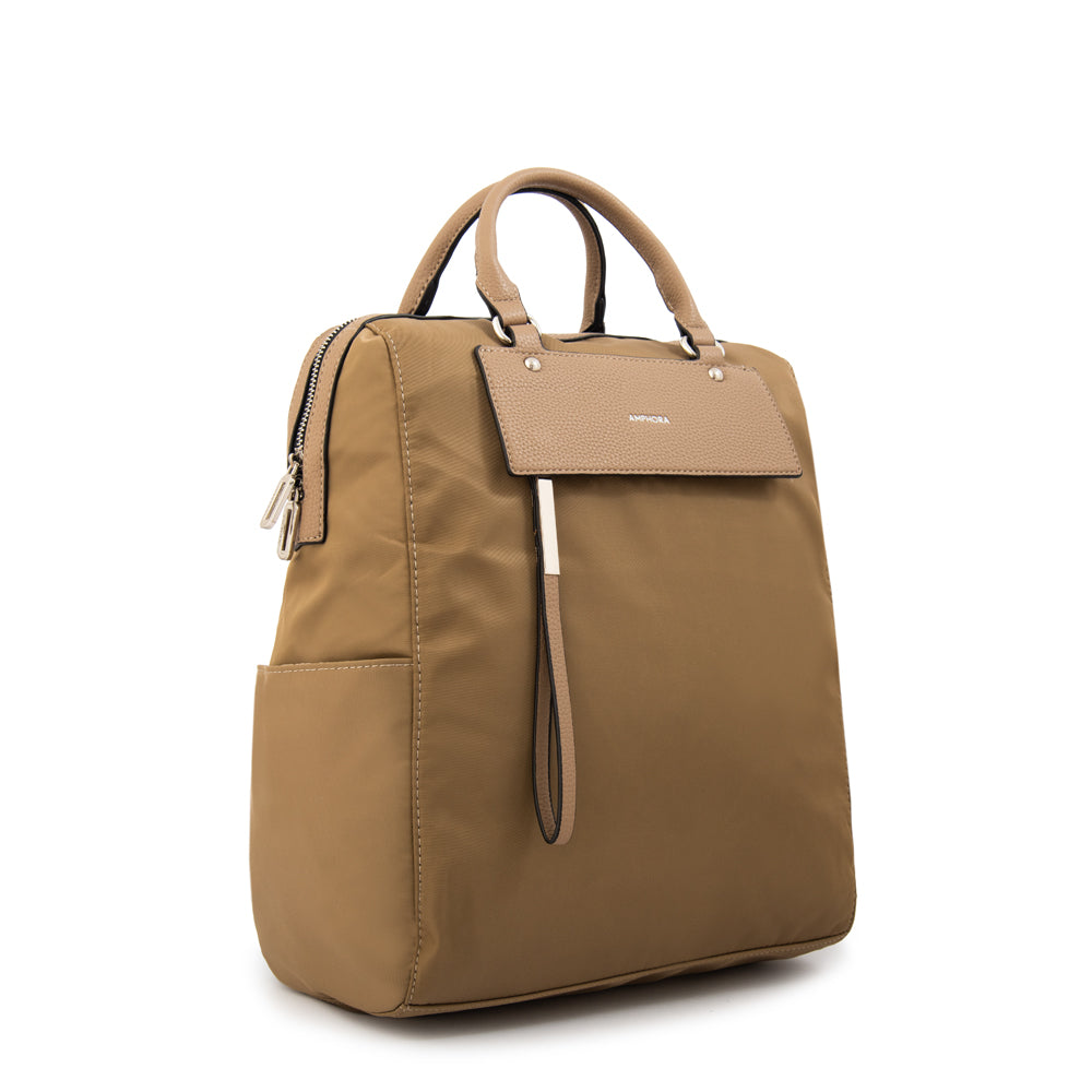 MOCHILA PORTA NOTEBOOK LILIAN TAUPE