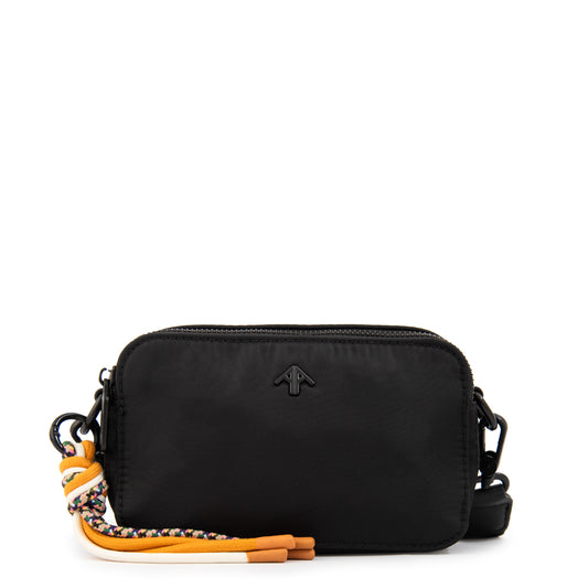 BANDOLERA TINA NEGRO LISO