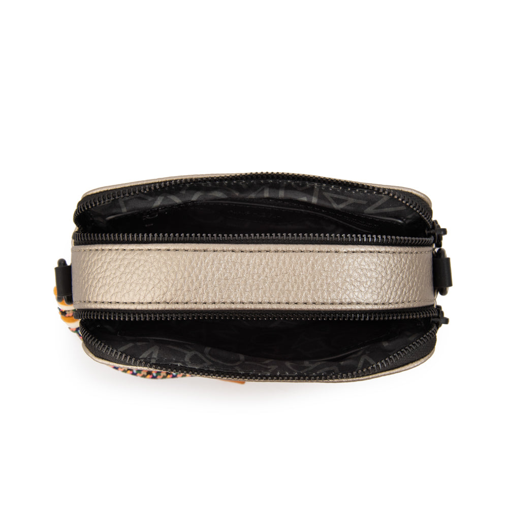 BANDOLERA TINA PLATEADO