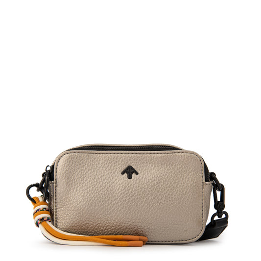 BANDOLERA TINA PLATEADO