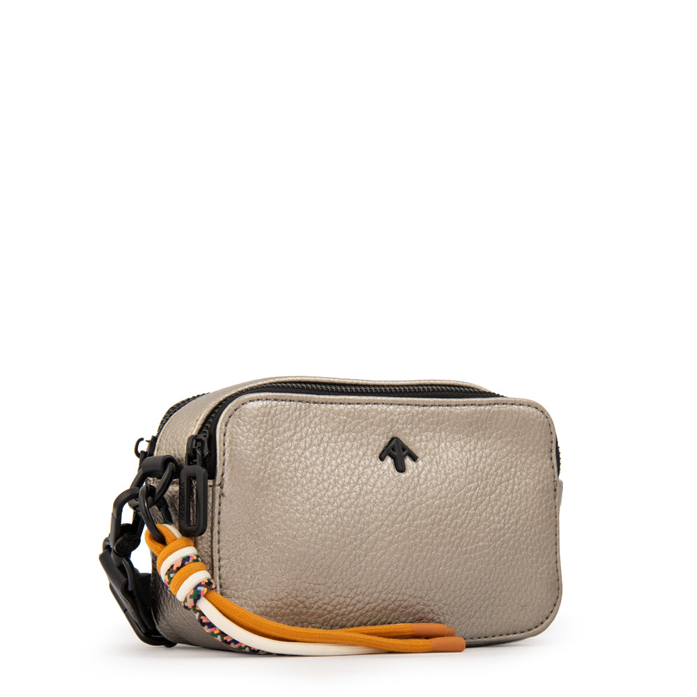 BANDOLERA TINA PLATEADO