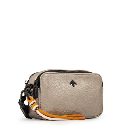 BANDOLERA TINA PLATEADO