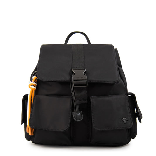 MOCHILA TINA NEGRO LISO