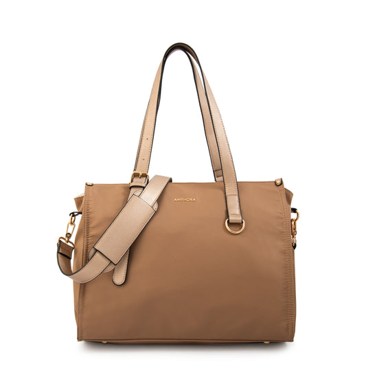 CARTERA PORTA NOTEBOOK 13" FIORELA BEIGE