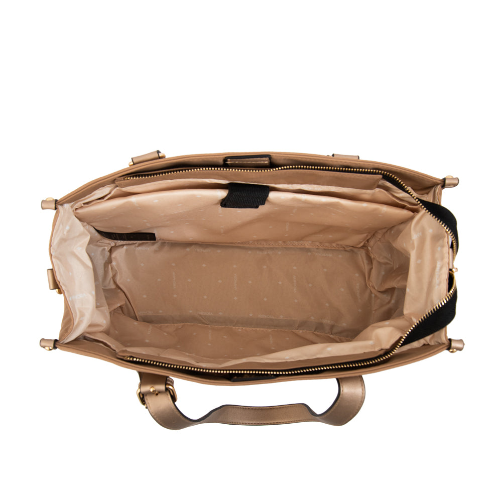 CARTERA PORTA NOTEBOOK 13" FIORELA BEIGE