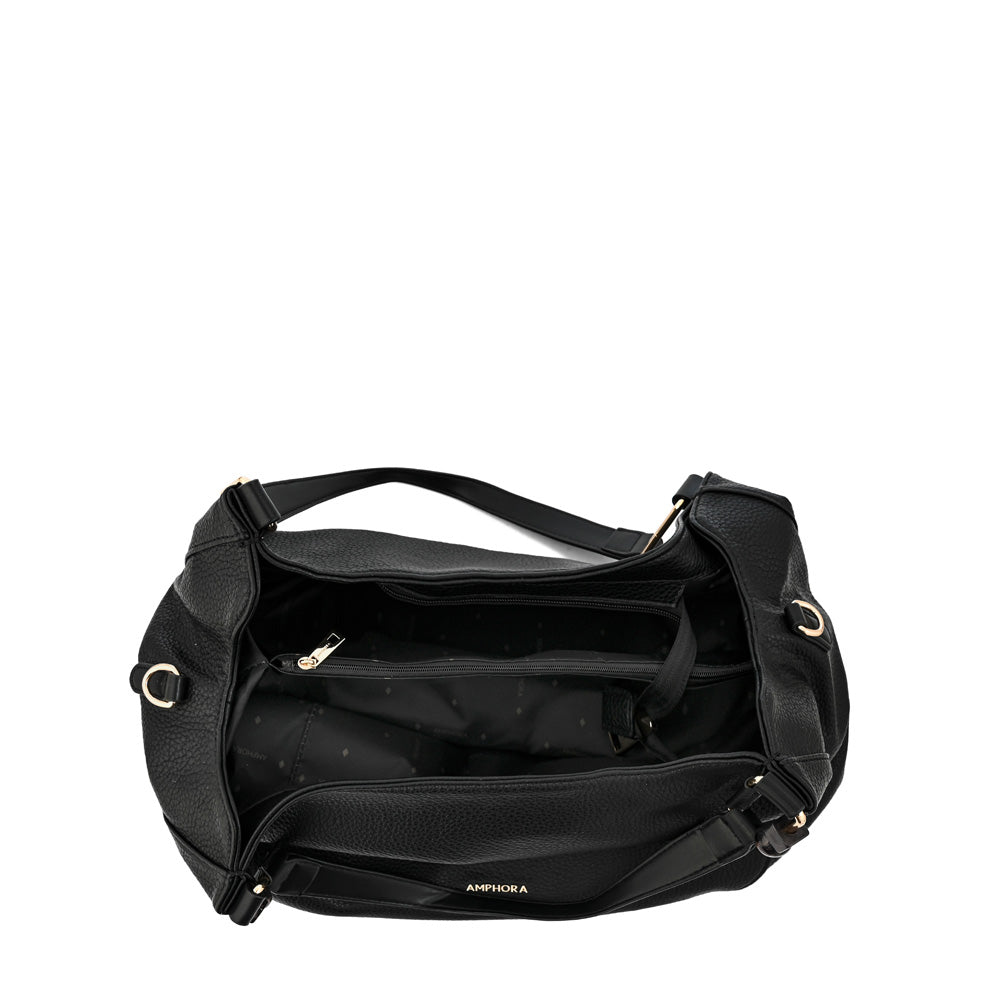 CARTERA VERMEL NEGRO