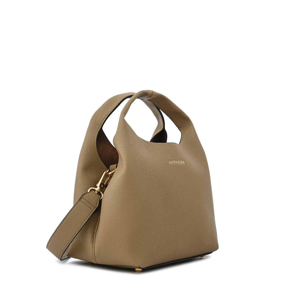 CARTERA CORTE OVAL JOLIE TAUPE