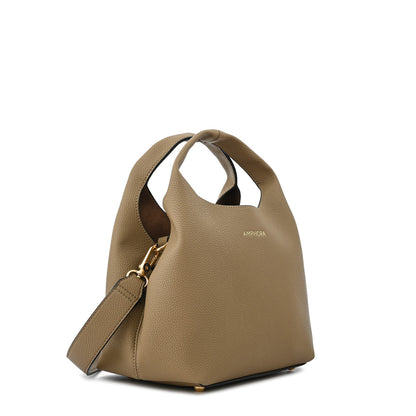 CARTERA CORTE OVAL JOLIE TAUPE
