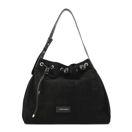 CARTERA CORTE RECTO CIFER NEGRO EFECTO GAMUZA