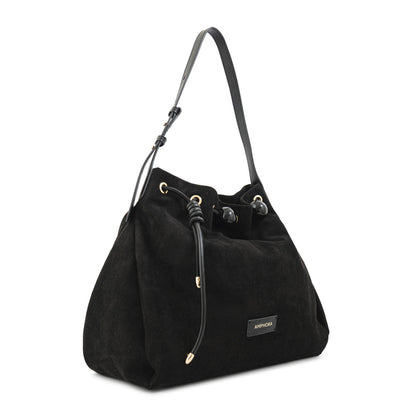 CARTERA CORTE RECTO CIFER NEGRO EFECTO GAMUZA