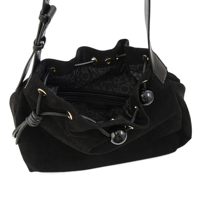 CARTERA CORTE RECTO CIFER NEGRO EFECTO GAMUZA