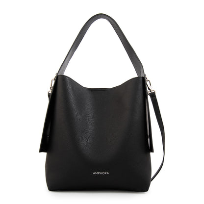 CARTERA CORTE RECTO IRIS NEGRO
