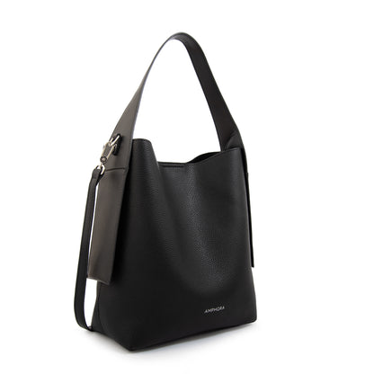 CARTERA CORTE RECTO IRIS NEGRO