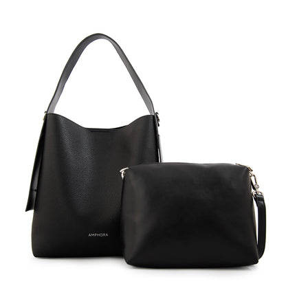 CARTERA CORTE RECTO IRIS NEGRO