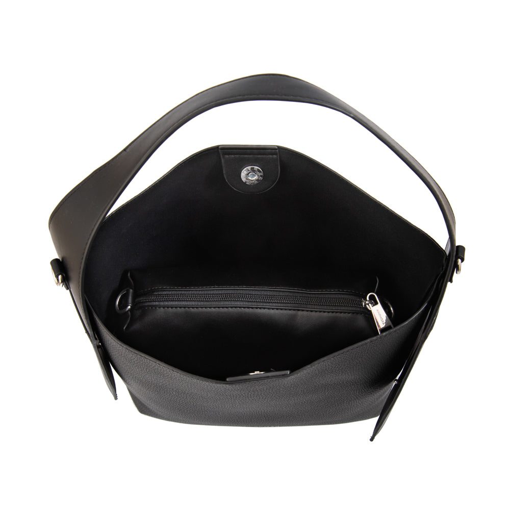 CARTERA CORTE RECTO IRIS NEGRO
