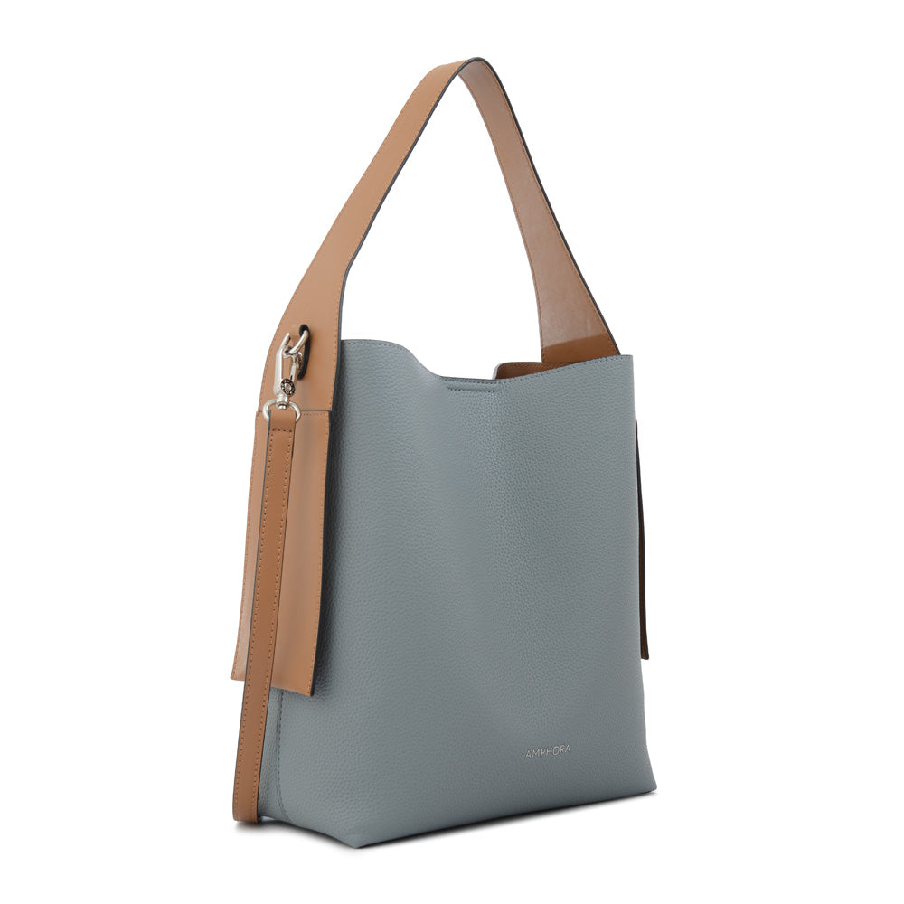 CARTERA CORTE RECTO IRIS AZUL