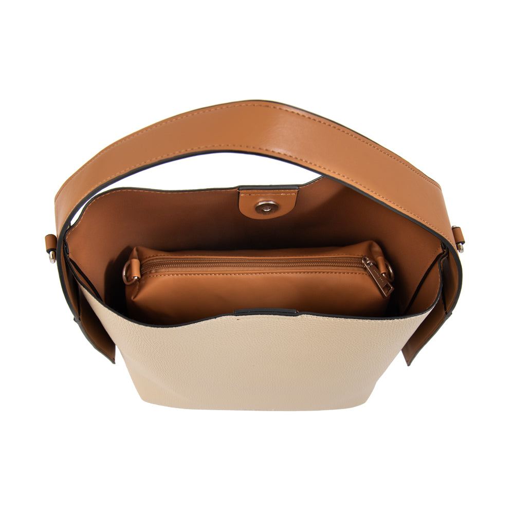 CARTERA CORTE RECTO IRIS BLANCO