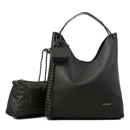 CARTERA CORTE RECTO MAIDA NEGRO