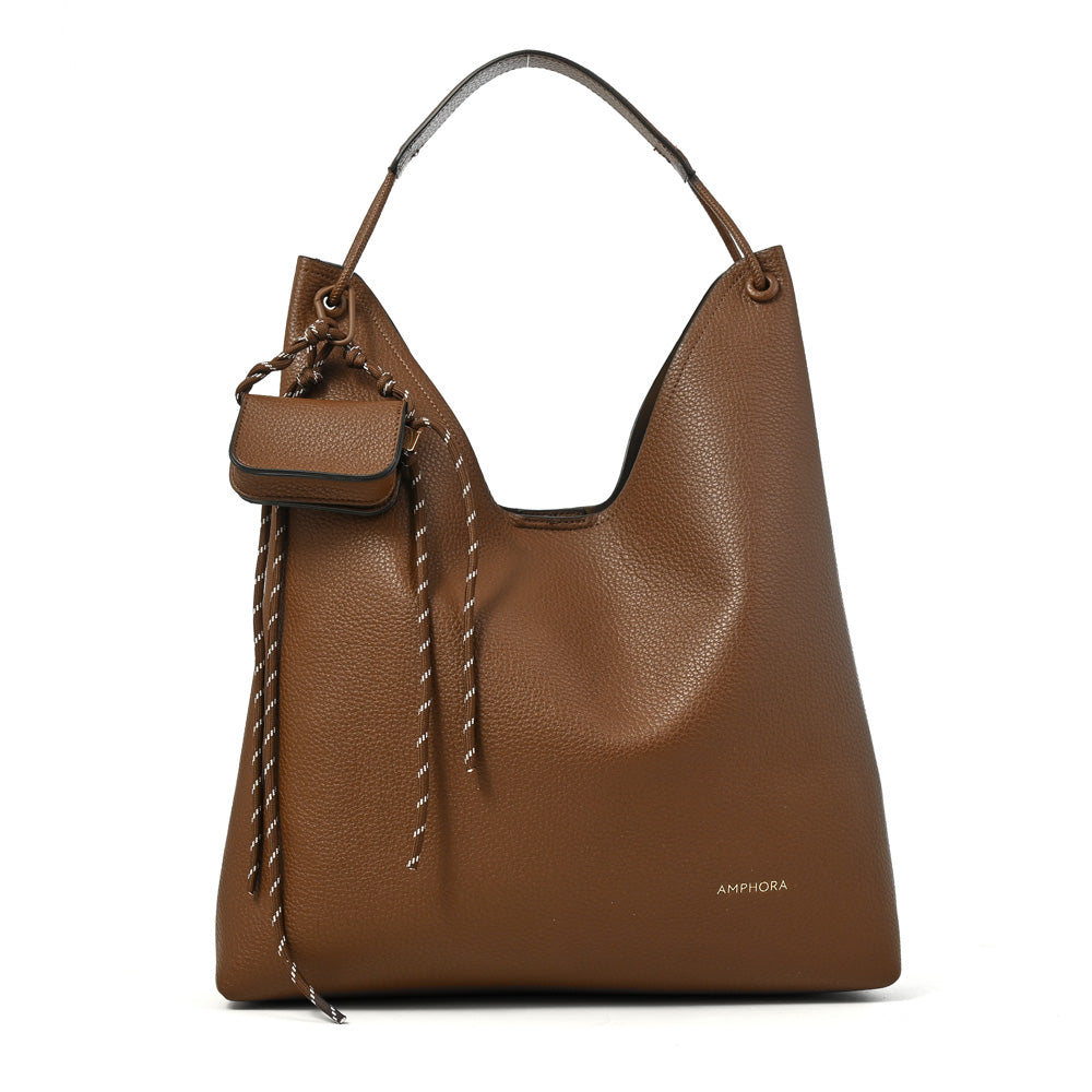 CARTERA CORTE RECTO MAIDA MARRÓN