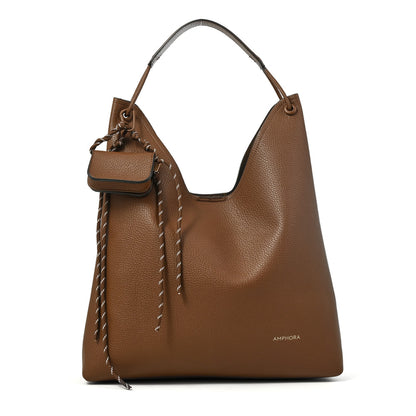 CARTERA CORTE RECTO MAIDA MARRÓN