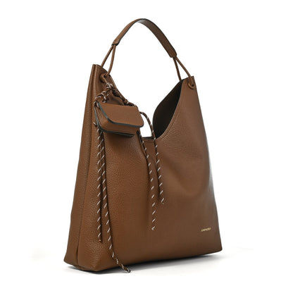 CARTERA CORTE RECTO MAIDA MARRÓN