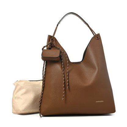 CARTERA CORTE RECTO MAIDA MARRÓN