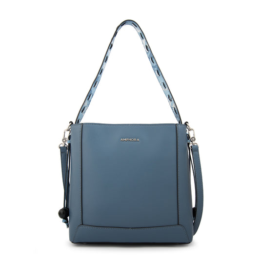 CARTERA CORTE RECTO EDITH AZUL