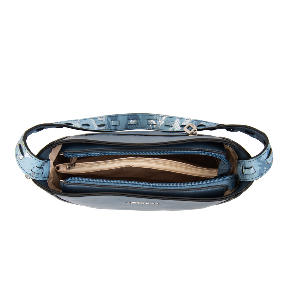 CARTERA CORTE RECTO EDITH AZUL