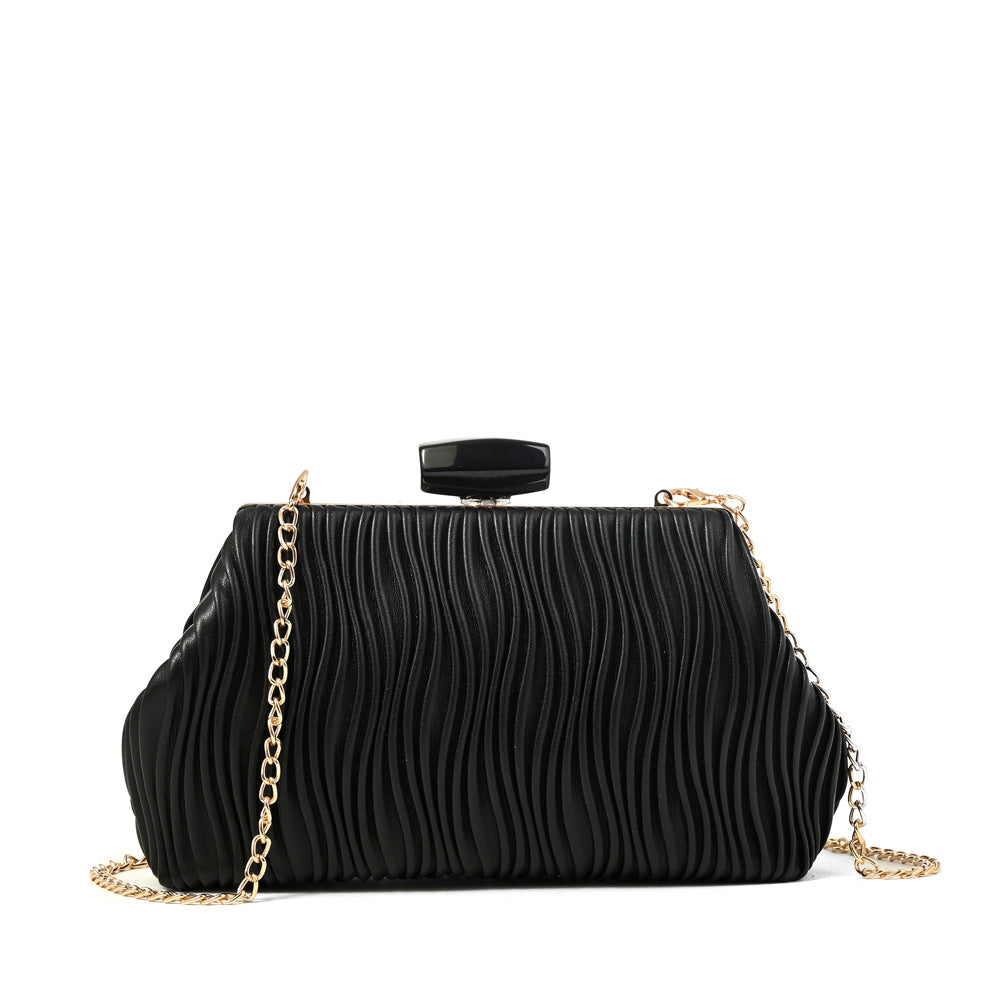 CARTERA FIESTA PERLA NEGRO
