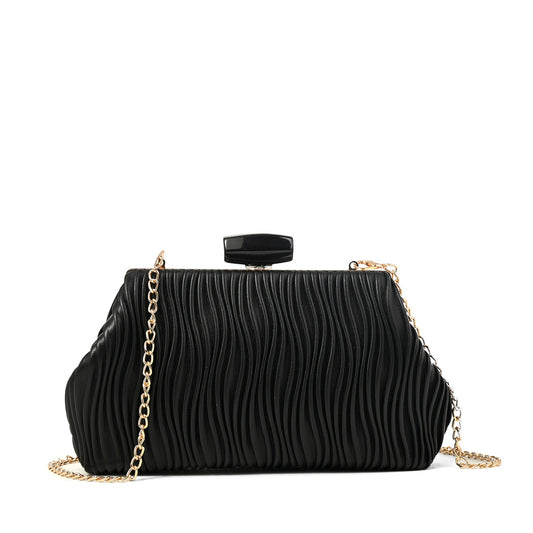 CARTERA FIESTA PERLA NEGRO