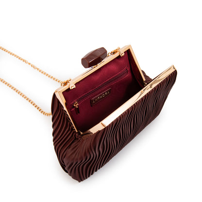 CARTERA FIESTA PERLA BORDÓ
