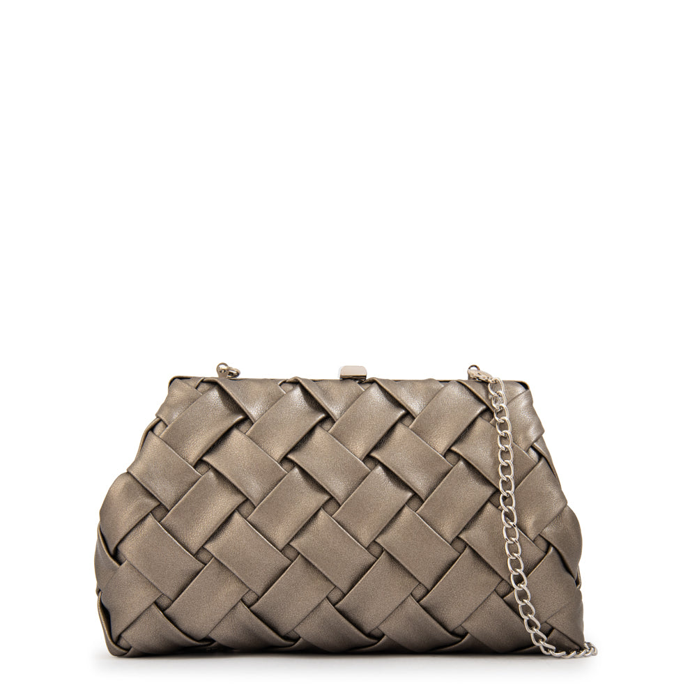 CARTERA FIESTA KATARINA PLATEADO