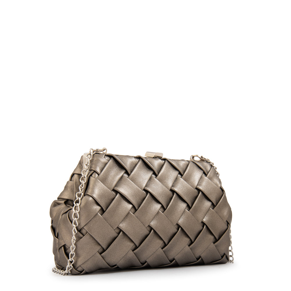 CARTERA FIESTA KATARINA PLATEADO