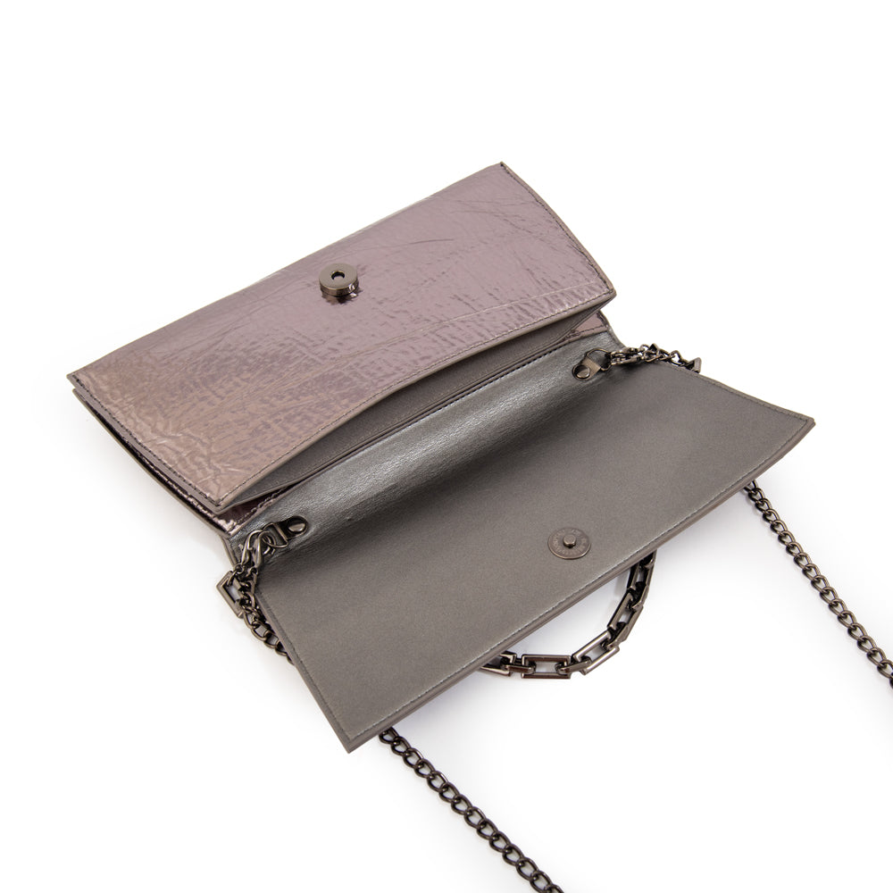CARTERA FIESTA EVA PLATEADO
