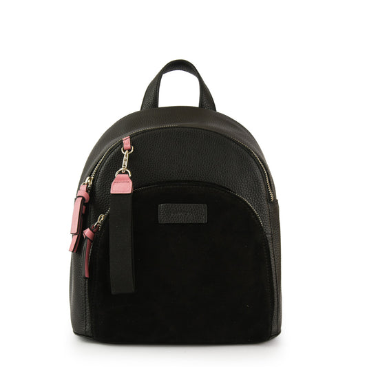 MOCHILA CUERO NILE NEGRO