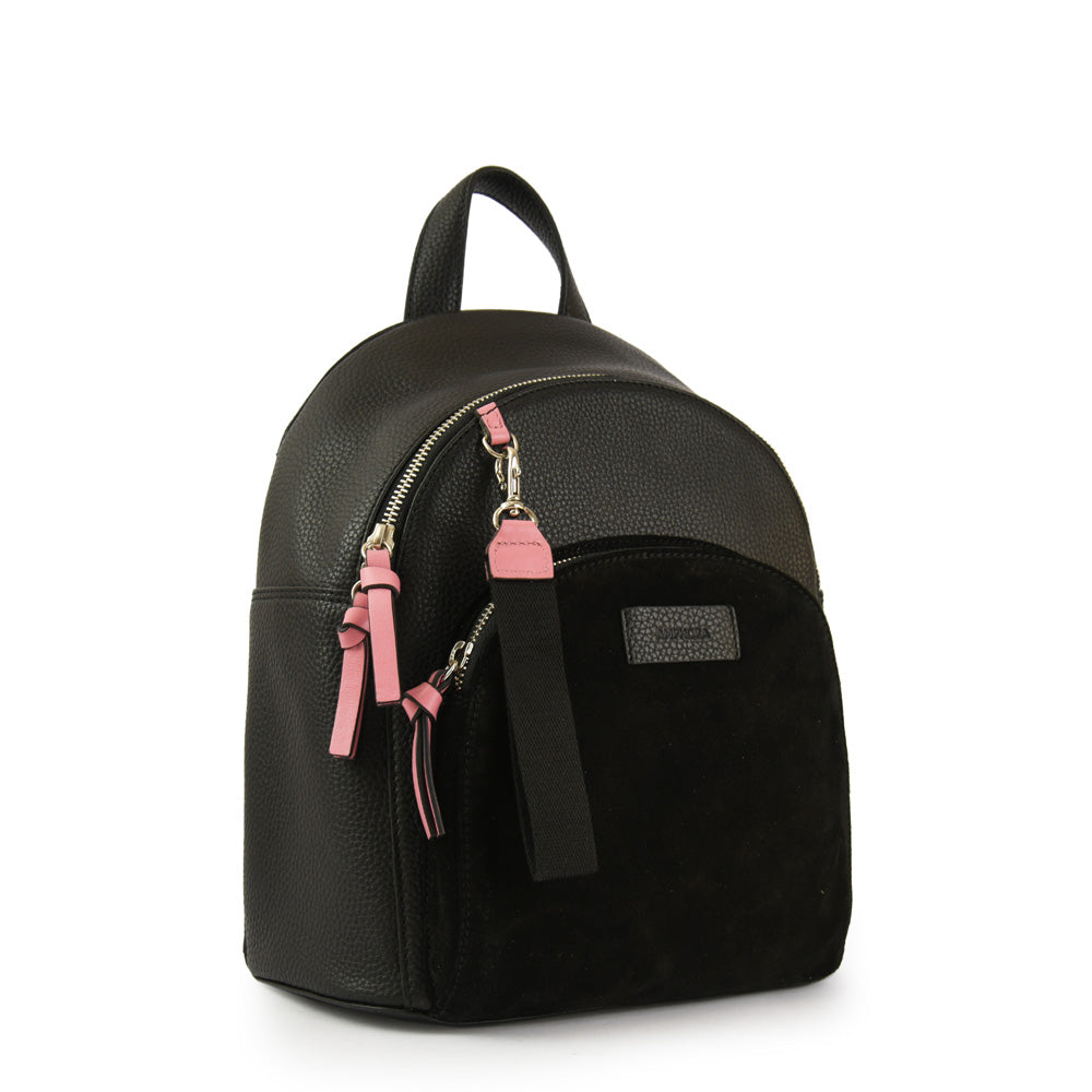 MOCHILA CUERO NILE NEGRO