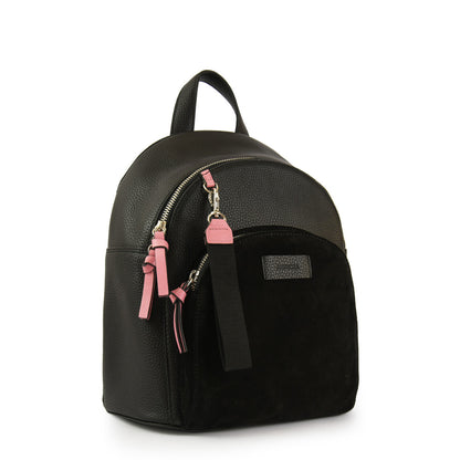 MOCHILA CUERO NILE NEGRO