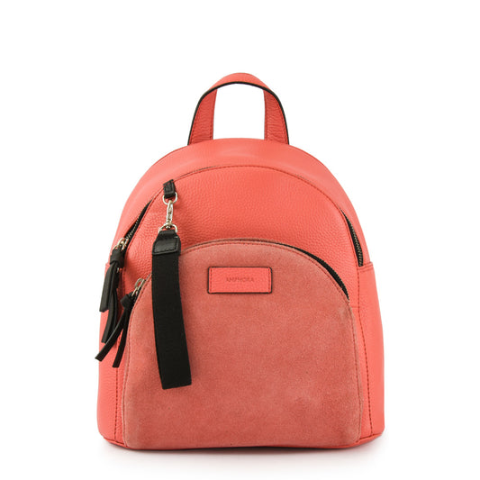 MOCHILA CUERO NILE CORAL