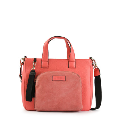 CARTERA CUERO NILE CORAL