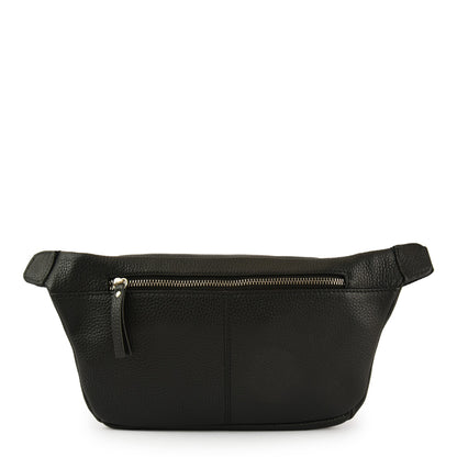 RIÑONERA CUERO NILE NEGRO