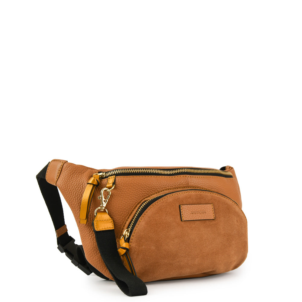 RIÑONERA CUERO NILE CAMEL