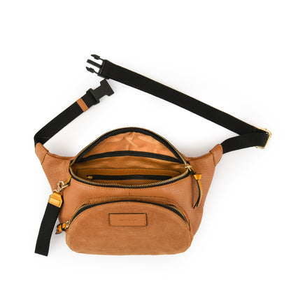 RIÑONERA CUERO NILE CAMEL